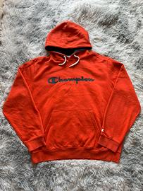 Felpa Champion Arancione Taglia XL Streetwear