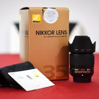 Nikon Nikkor AF-S 35mm f/1.8 G ED FULL FRAME FX