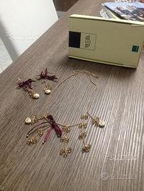 Collana e orecchini thun