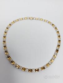 Girocollo oro 18 kt brillanti ct. 2.40 Chimento P