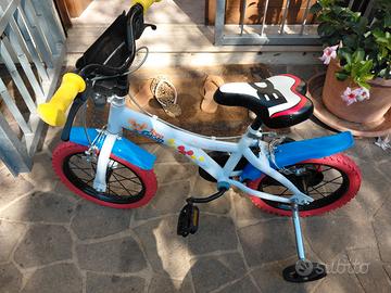 bici topo gigio con scatola 