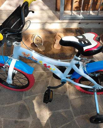bici topo gigio con scatola 