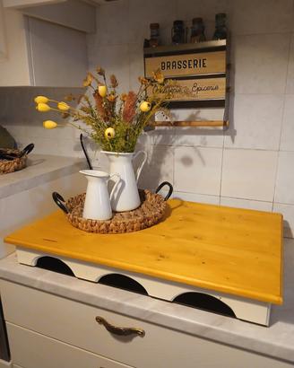  Copri Piano cottura in legno
