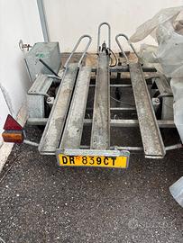 Rimorchio portamoto 3 posti