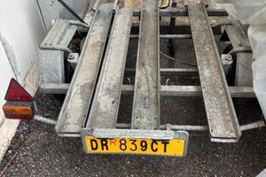 Rimorchio portamoto 3 posti