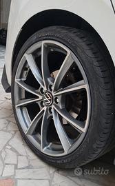 Cerchi in lega 19 Audi VW completi 