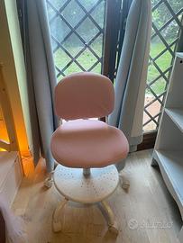 Sedia girevole IKEA per bambini rosa – Regolabile