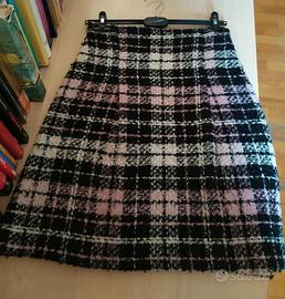 Minigonna a quadretti vintage made in Italy