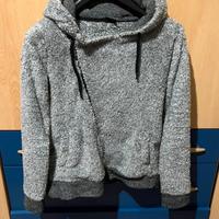 Felpa con cappuccio e cerniera