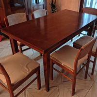 Tavolo allungabile legno massello noce (160-240cm)