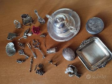 Oggetti in Argento/peltro