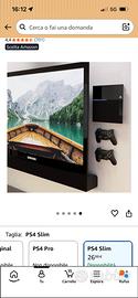 HumanCentric Supporto ps4 slim + 2 per controller