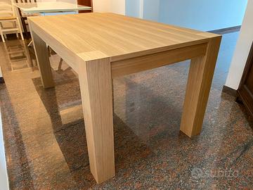 Tavolo nuovo in rovere spazzolato