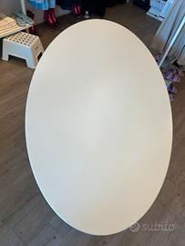 Tavolo ovale bianco stile “tulip” Design Moderno