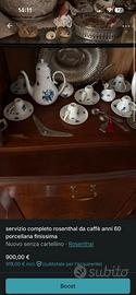 servizio completo rosenthal anni 60 da caffe
