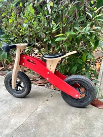 Bici senza pedali in legno (balance Bike)
