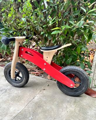 Bici senza pedali in legno (balance Bike)
