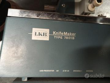 LKB 7801 B KnifeMaker 7801B Lab Microtome 7800 Gla