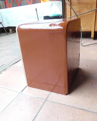 Box vintage in ghisa
