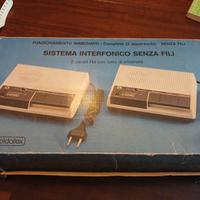 Sistema interfonico anni 80