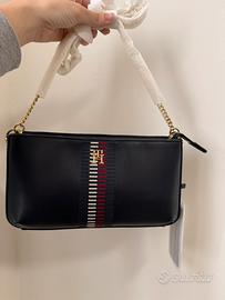 Borsa Tommy Hilfiger a tracolla blu nuova