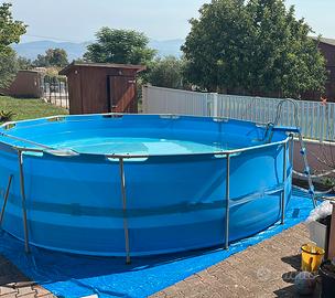 Piscina  tonda 4,5 m diametro h 1,2