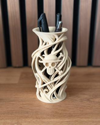 Portapenne One Piece stampa 3D filamento Legno