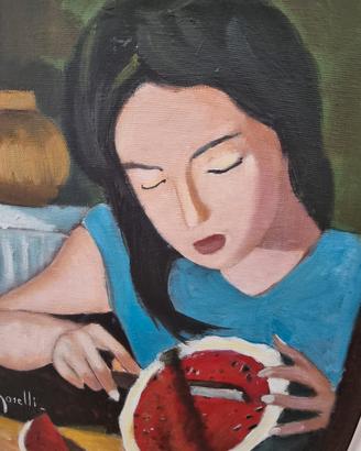 quadro olio su tela 