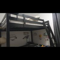 letto a  castello con materasso 