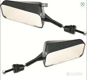 Coppia specchietti retrovisori racing
