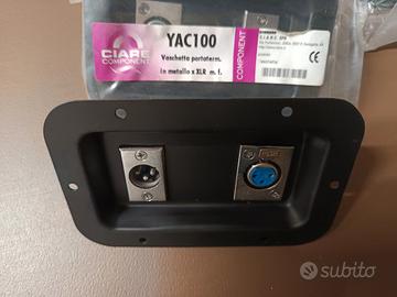 vaschette per connettori xlr o speakon ciare