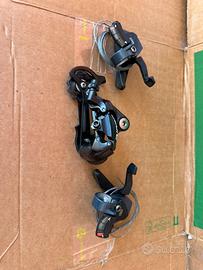 Comandi Shimano LX 3x9 con cambio Deore 9v