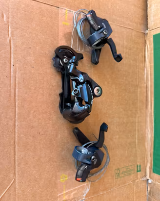 Comandi Shimano LX 3x9 con cambio Deore 9v
