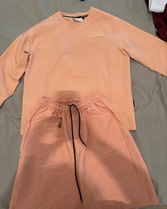 COMPLETO ROSA  BUTNOT CON MAGLIA LUNGA TAGLIA S