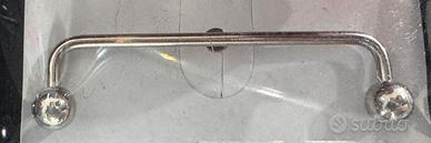 Surface barbell piercing