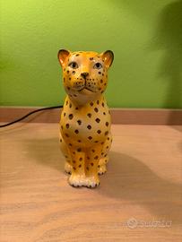 Leopardo in ceramica