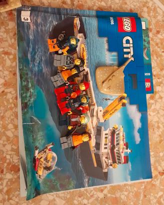 LEGO 60266 Nave Oceanica City + Scatola