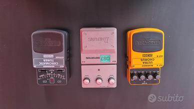 pedali effetti chitarra elettrica 