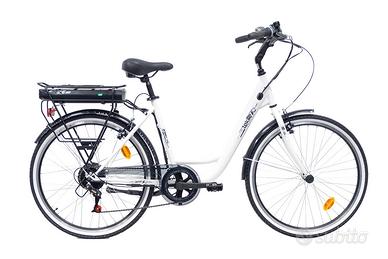 TEKLIO TC1 City Bike elettrica 26" bianca