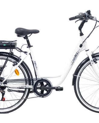 TEKLIO TC1 City Bike elettrica 26" bianca