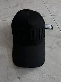 Cappellino nero ICON dsquared2
