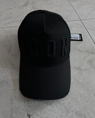 Cappellino nero ICON dsquared2
