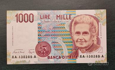 1000 Lire Montessori Sostitutiva XA FDS
