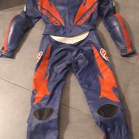 Tuta da moto da donna fatta a mano tg. 40/42