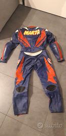 Tuta da moto da donna fatta a mano tg. 40/42