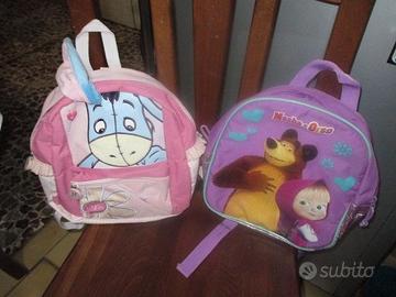Nr. 2 zainetti x bimbe originali di marca (E 4 cad