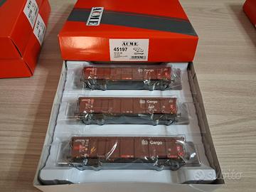 Acme art. 45197 set di 3 carri Tamns DB Cargo