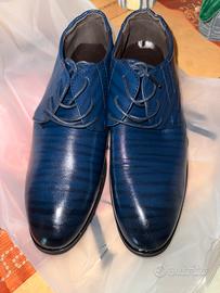 SCARPE BLU E NERE DA CERIMONIA UOMO 45