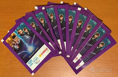 10 Bustine sigillate figurine Harry Potter Conad