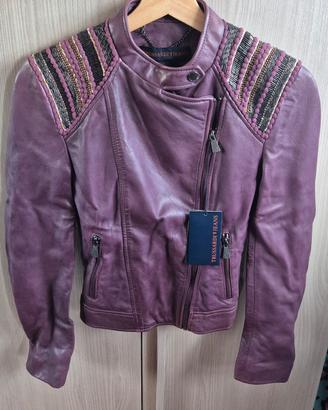 Giacca in pelle Trussardi